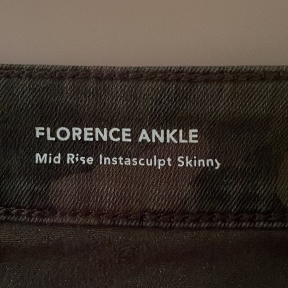 DL1961 Florence Ankle Skinny Jeans Mid Rise Instasculpt Camo Fort Green Size 29 - Picture 10 of 15